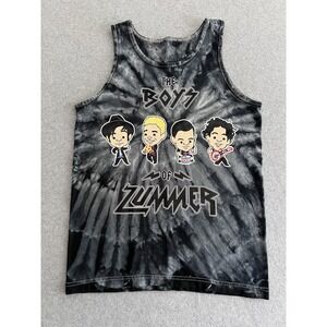 Fall Out Boy Lot Tank And Tee Small Boys Of Zummer Black Tie-Dye Tank Top Music